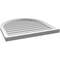 Ekena Millwork Round Top Surface Mount PVC Gable Vent w/ 2"W x 2"P Brickmould Sill Frame, 30"W x 30"H GVPRT30X3003SN - alternate 4